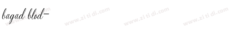 bagad blod字体转换